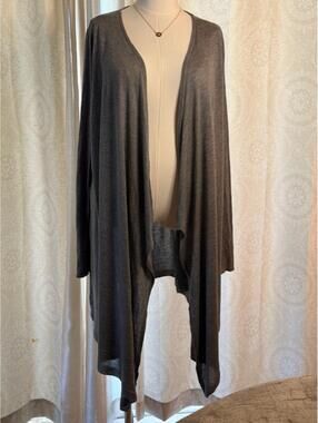 Torrid Gray Open Front Cardigan Size 3